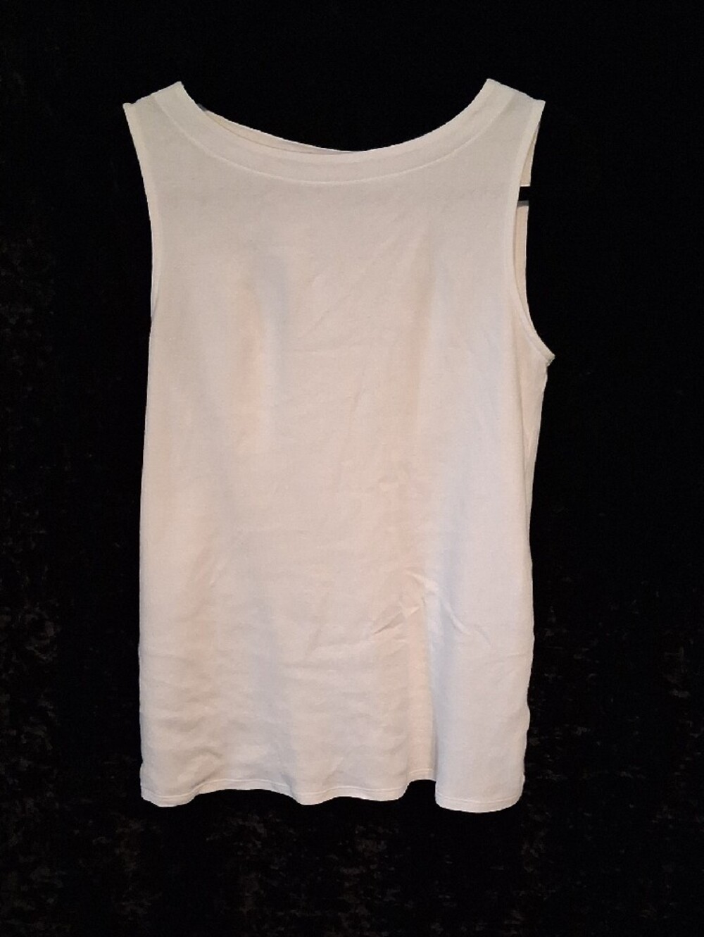 Croft & Barrow White Boatneck The Classic Tank Top XS - Picture 6 of 7